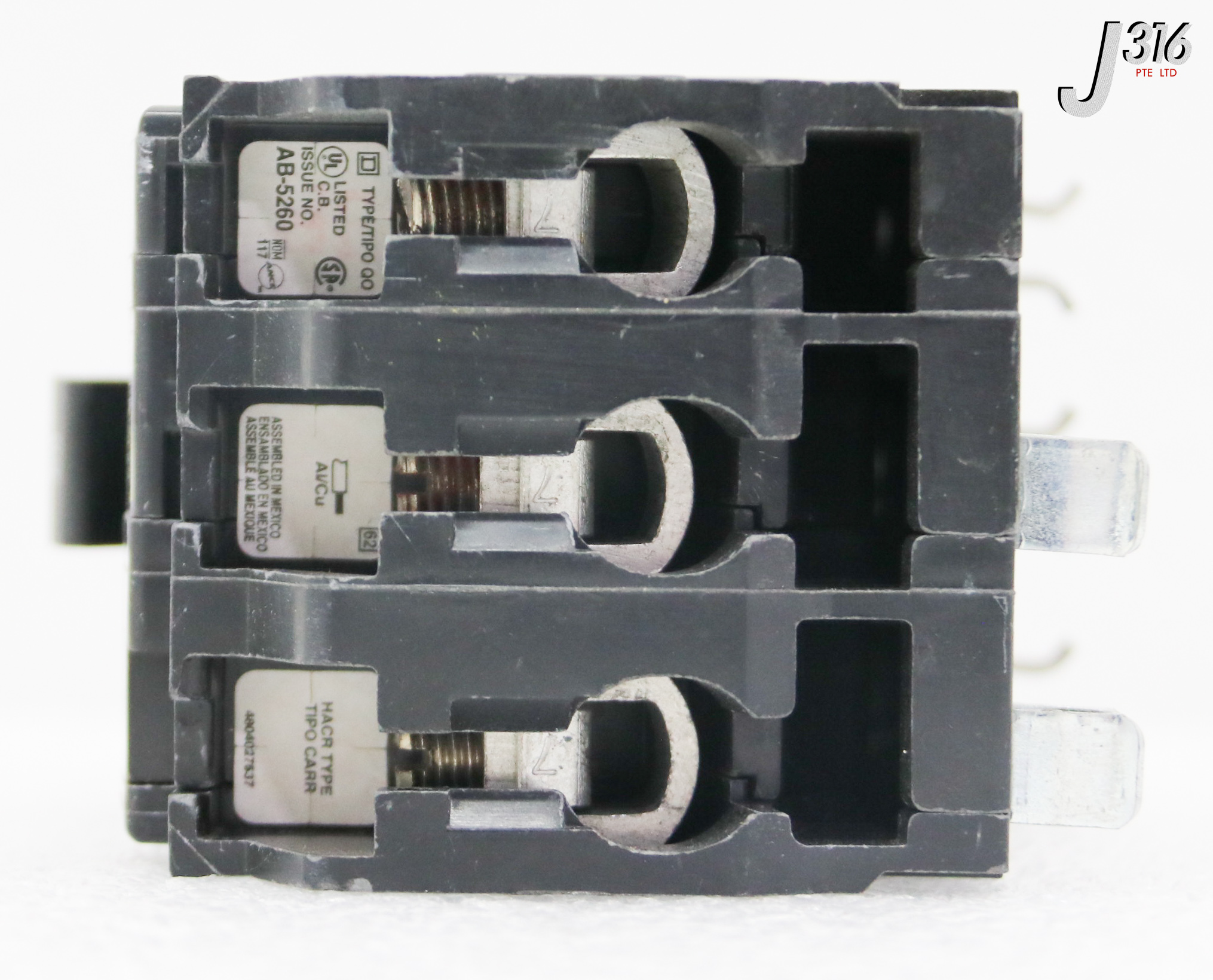 36480 SCHNEIDER ELECTRIC 3-POLE CIRCUIT BREAKER, 60A, 10kA, SQUARE